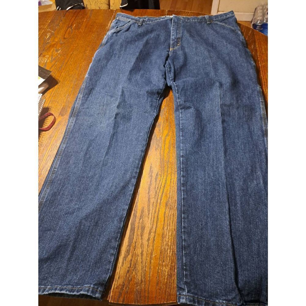 42x32 Magellan Outdoors Capenter Denim Blue Jeans Bootcut Cotton Pants